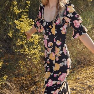 Christy Dawn Lennon Dress Watercolor Night Size S